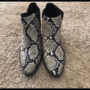 Universal Thread Shoes - Snakeskin booties Universal Thread Shoes - Snakeskin booties